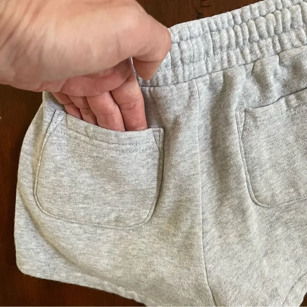 Mini Boden Cotton Sweatpants Shorts with Pockets Size 3T Toddler Girl
